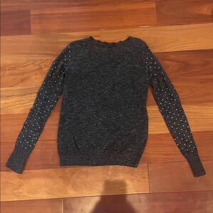 Express Dark Gray Knit Sweater